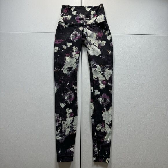 Lululemon Wunder Under Leggings Women’s 4 Kara Blossom Multi High Rise Pant - Picture 1 of 7